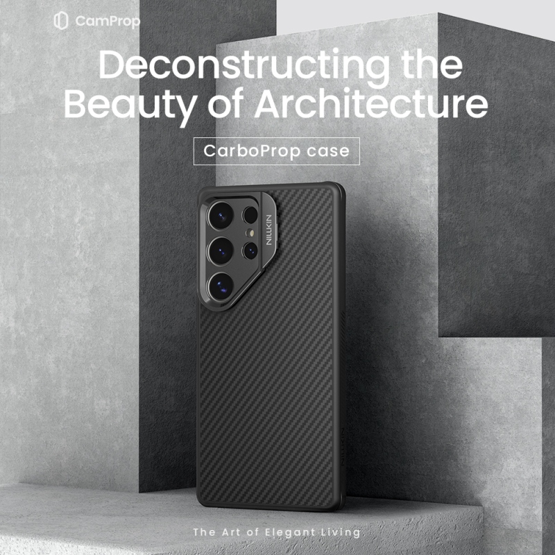 Nillkin CarboProp Aramid mágneses hátlap Samsung Galaxy S25 Ultra fekete