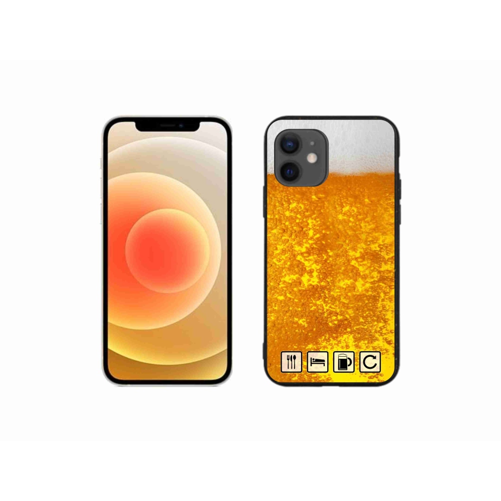 Gél borítás mmCase iPhone 12 mini készülékhez - sör motívum 3