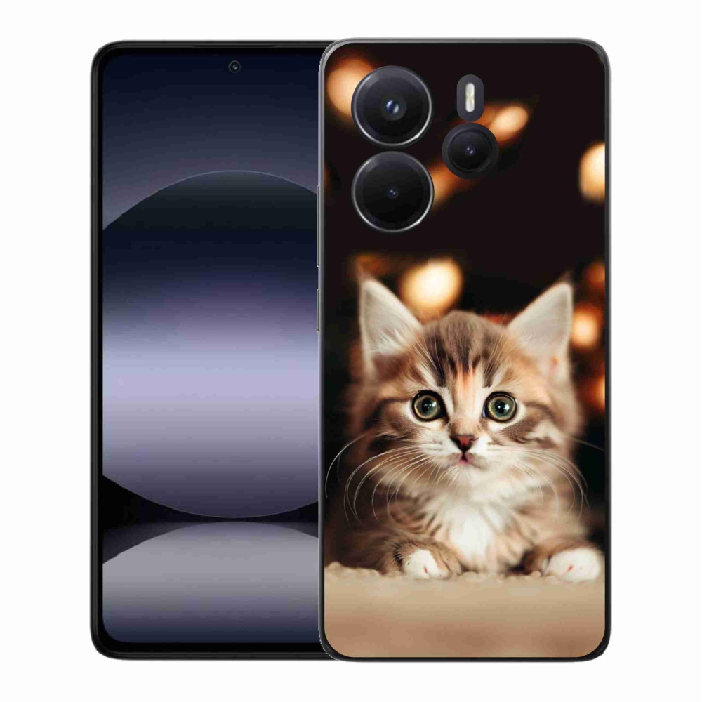 Gél borítás mmCase a Xiaomi Redmi Note 14-hez - aranyos cica 2