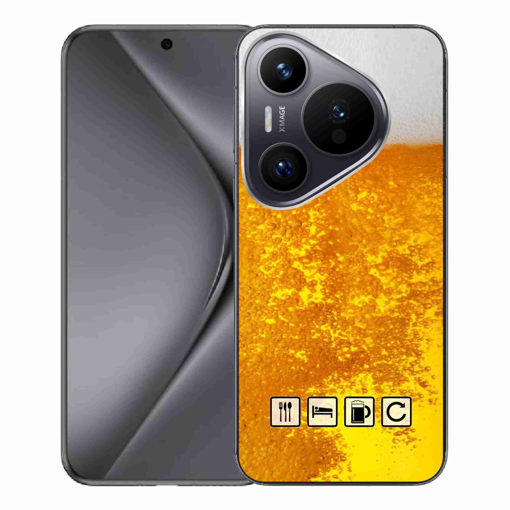 Gél borítás mmCase a Huawei Pura 70 Pro számára - sör motívum 3