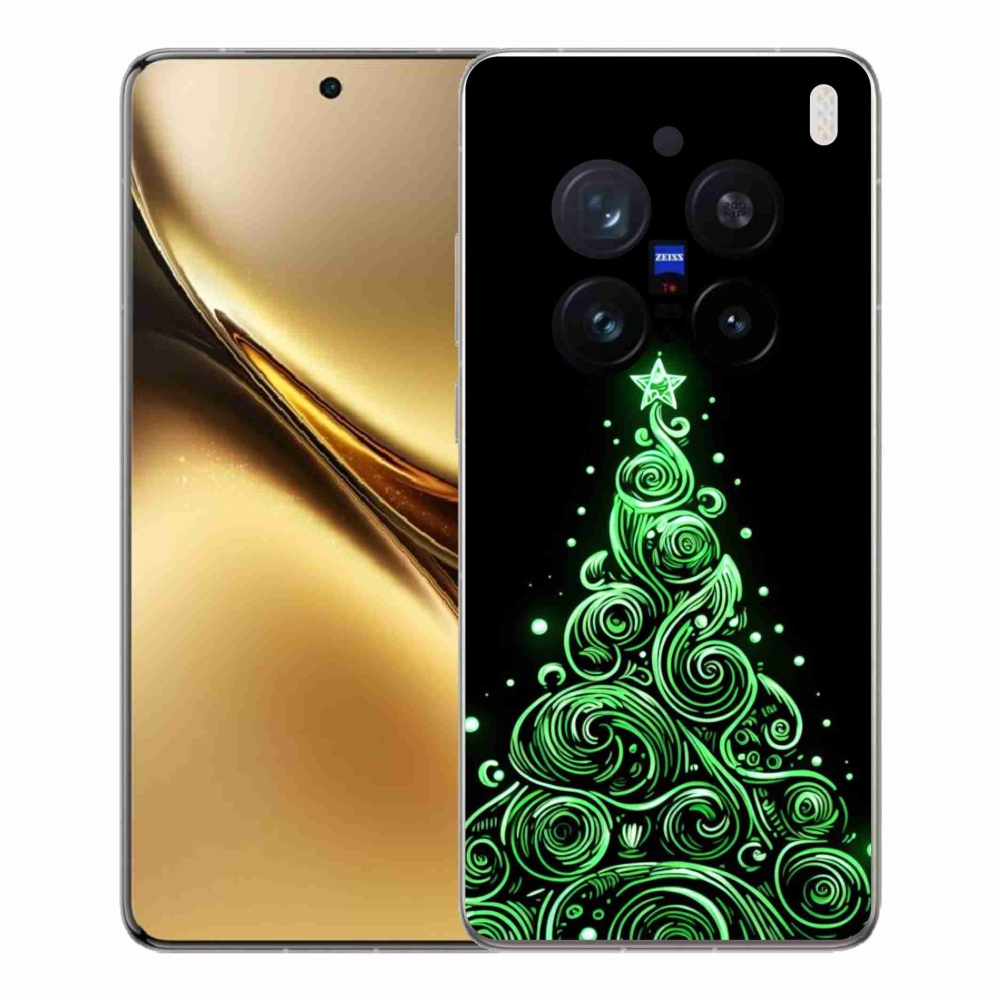 Gél borítás mmCase a Vivo X200 Pro 5G készülékhez - neon karácsonyfa 3