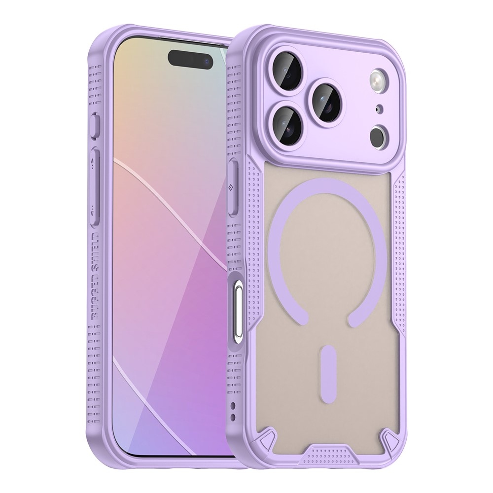 Fagyálló, MagSafe-kompatibilis tok az iPhone 18 Pro/17 Pro-hoz – lila