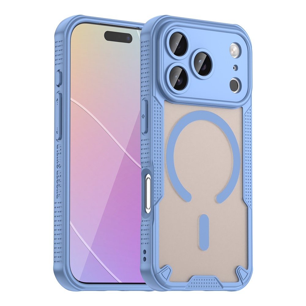 Fagyálló, MagSafe-kompatibilis tok az iPhone 18 Pro/17 Pro-hoz – kék