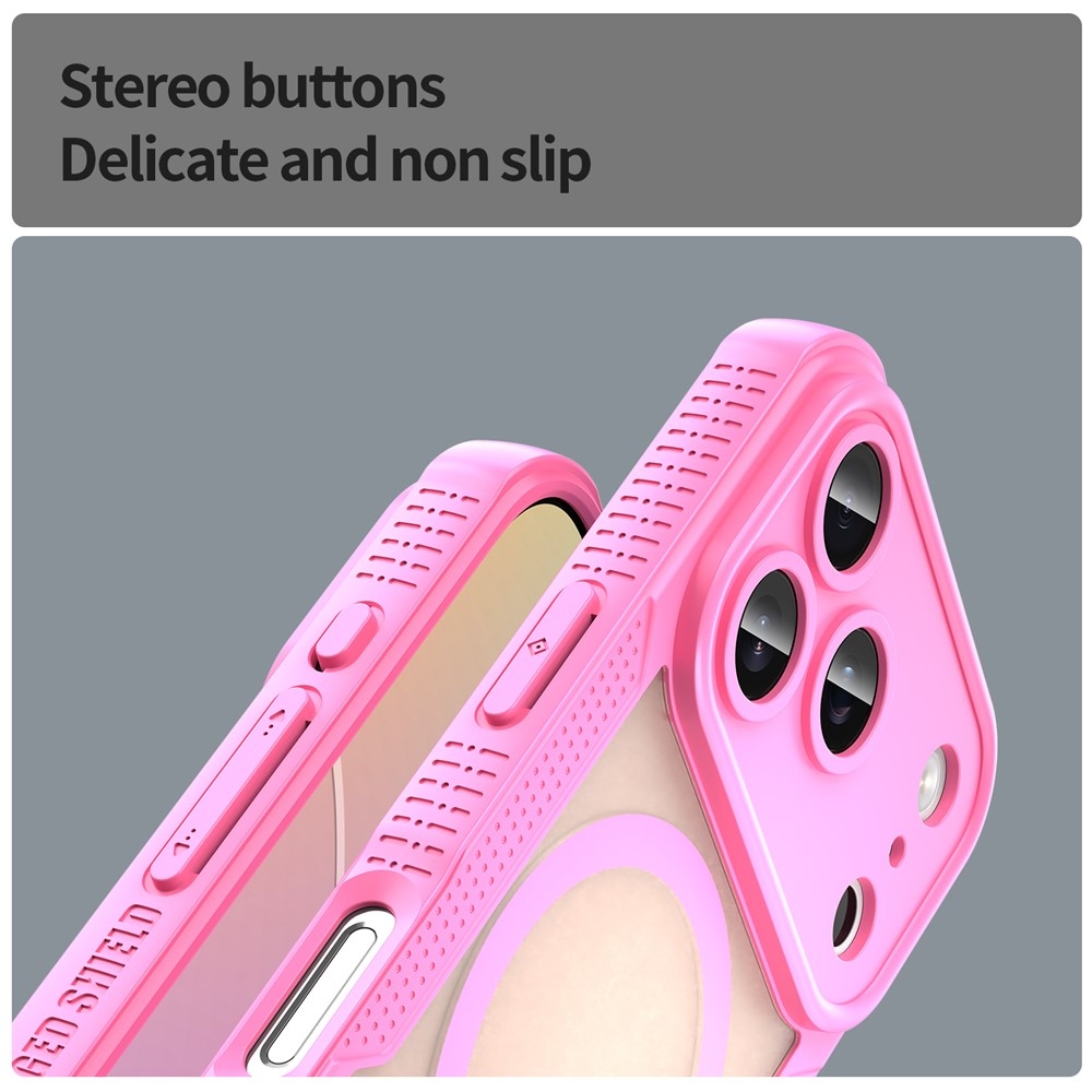 Fagyálló, MagSafe-kompatibilis tok az iPhone 18 Pro/17 Pro-hoz – rózsaszín