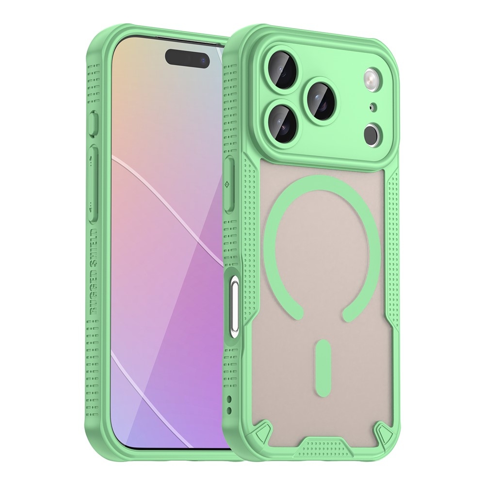 Fagyálló, MagSafe-kompatibilis tok az iPhone 18 Pro/17 Pro-hoz – zöld