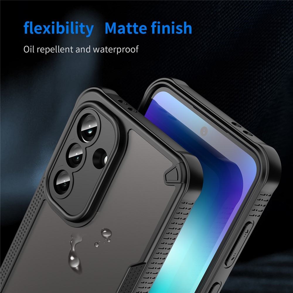 Fagyasztott tartós borítás Samsung Galaxy A37 5G készülékhez - fekete