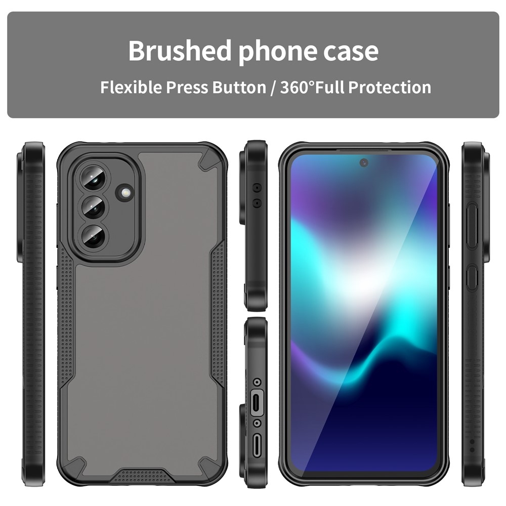 Fagyasztott tartós borítás Samsung Galaxy A37 5G készülékhez - fekete