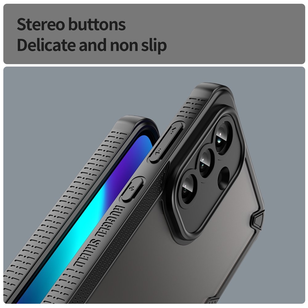 Fagyasztott tartós borítás Samsung Galaxy A37 5G készülékhez - fekete