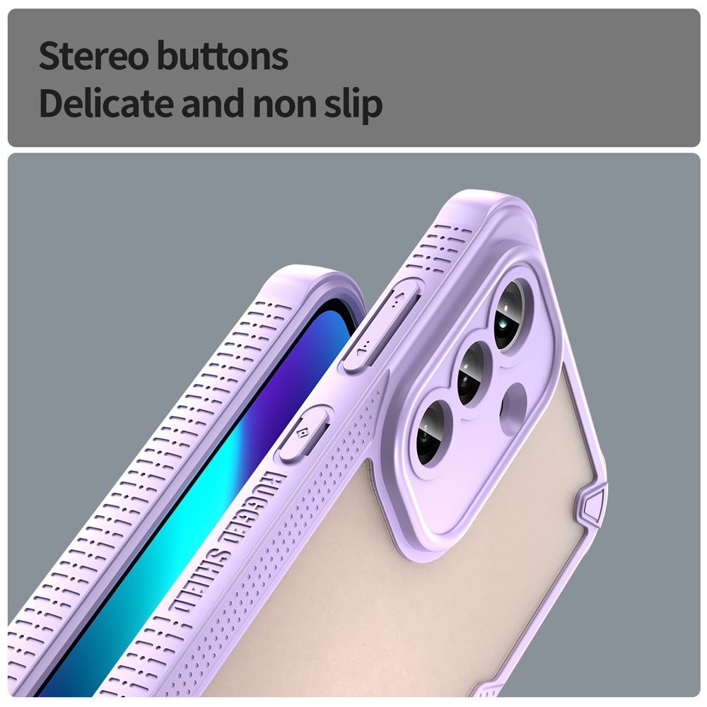 Fagyasztott tartós borítás Samsung Galaxy A37 5G készülékhez - lila