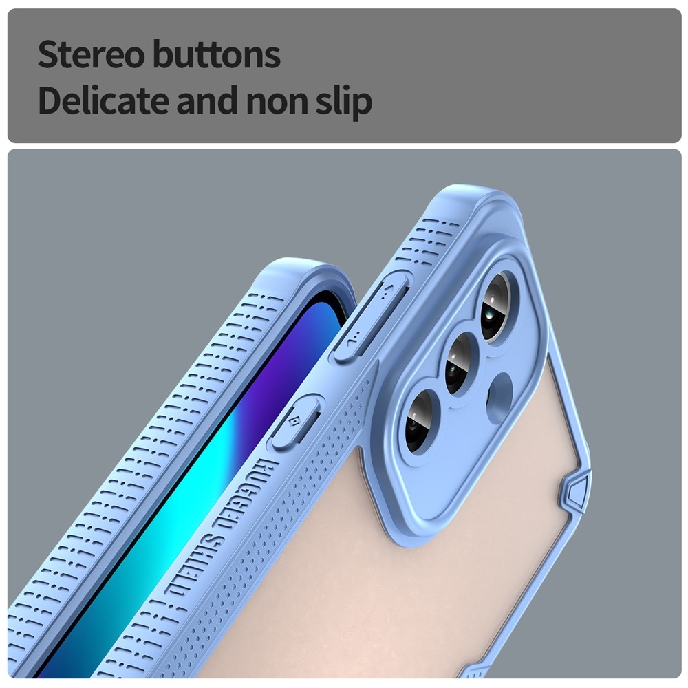 Fagyasztott tartós borítás Samsung Galaxy A37 5G készülékhez - kék