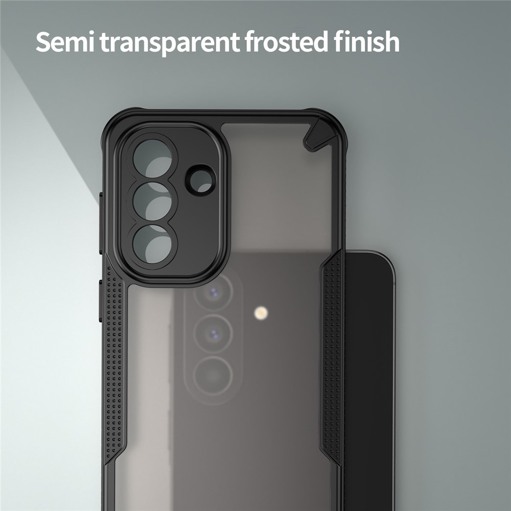 Fagyasztott tartós borítás Samsung Galaxy A57 5G készülékhez - fekete