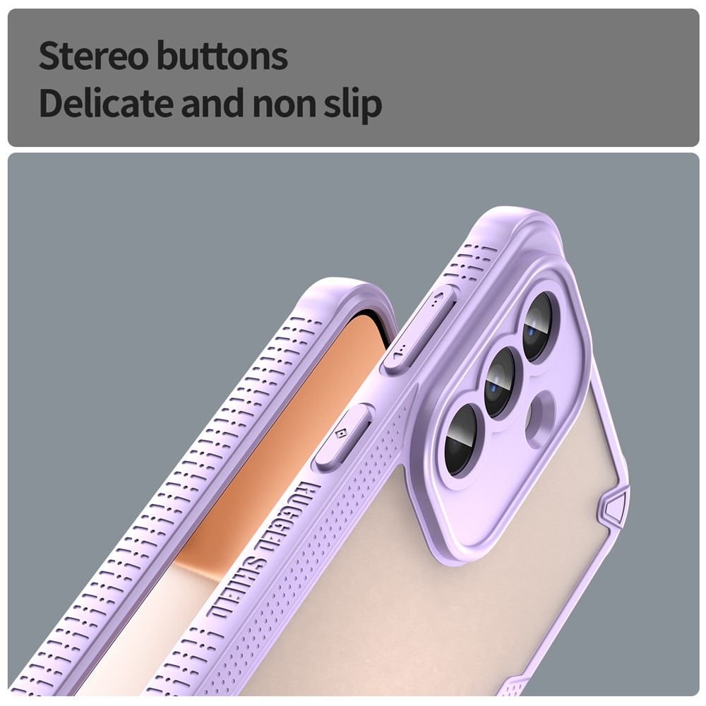 Fagyasztott tartós borítás Samsung Galaxy A57 5G készülékhez - lila