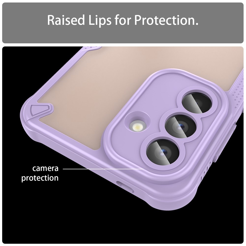 Fagyasztott tartós borítás Samsung Galaxy A57 5G készülékhez - lila