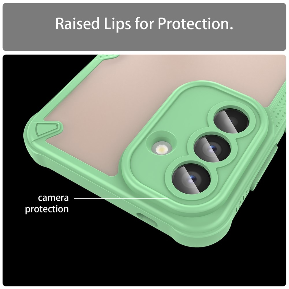 Fagyasztott tartós borítás Samsung Galaxy A57 5G készülékhez - zöld