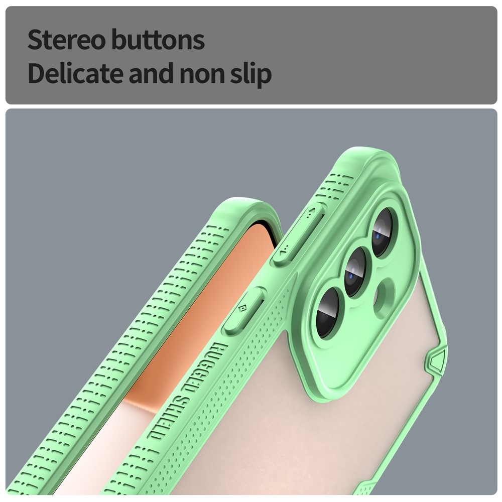 Fagyasztott tartós borítás Samsung Galaxy A57 5G készülékhez - zöld