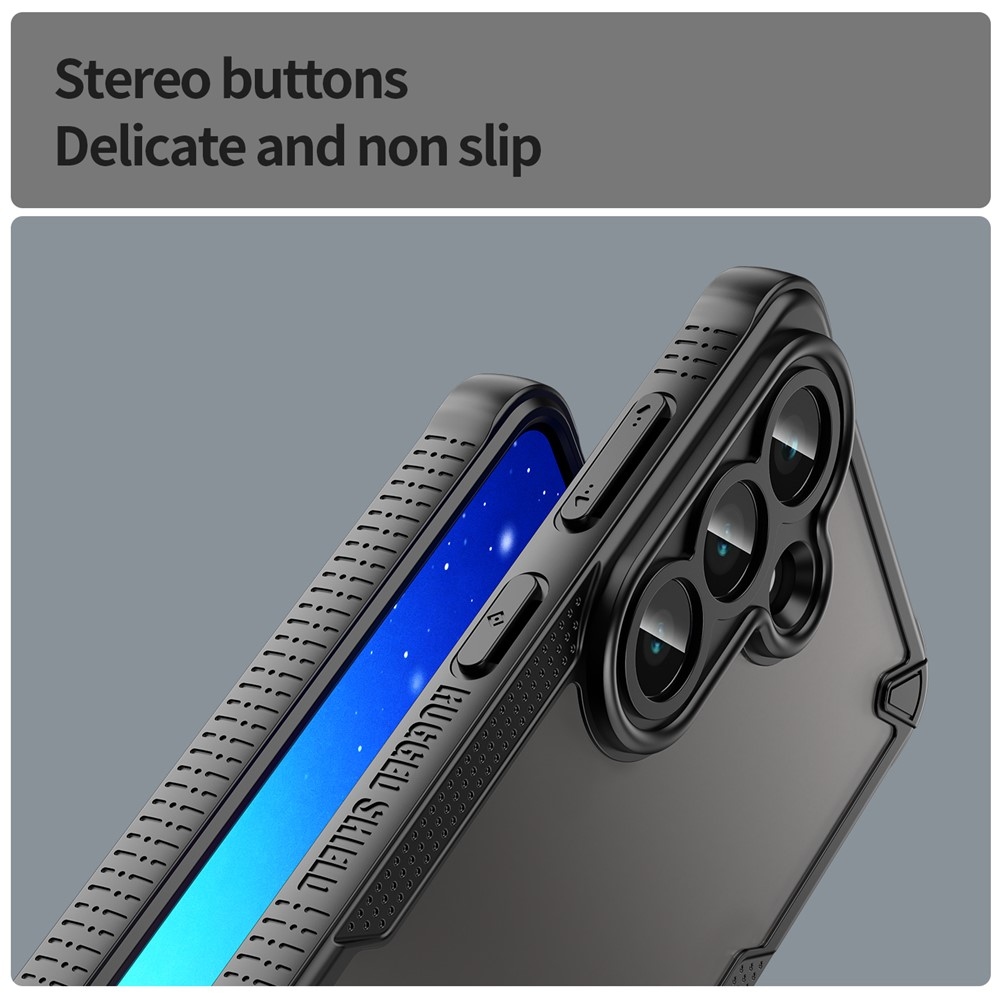 Fagyasztott tartós borítás Samsung Galaxy S26 készülékhez - fekete