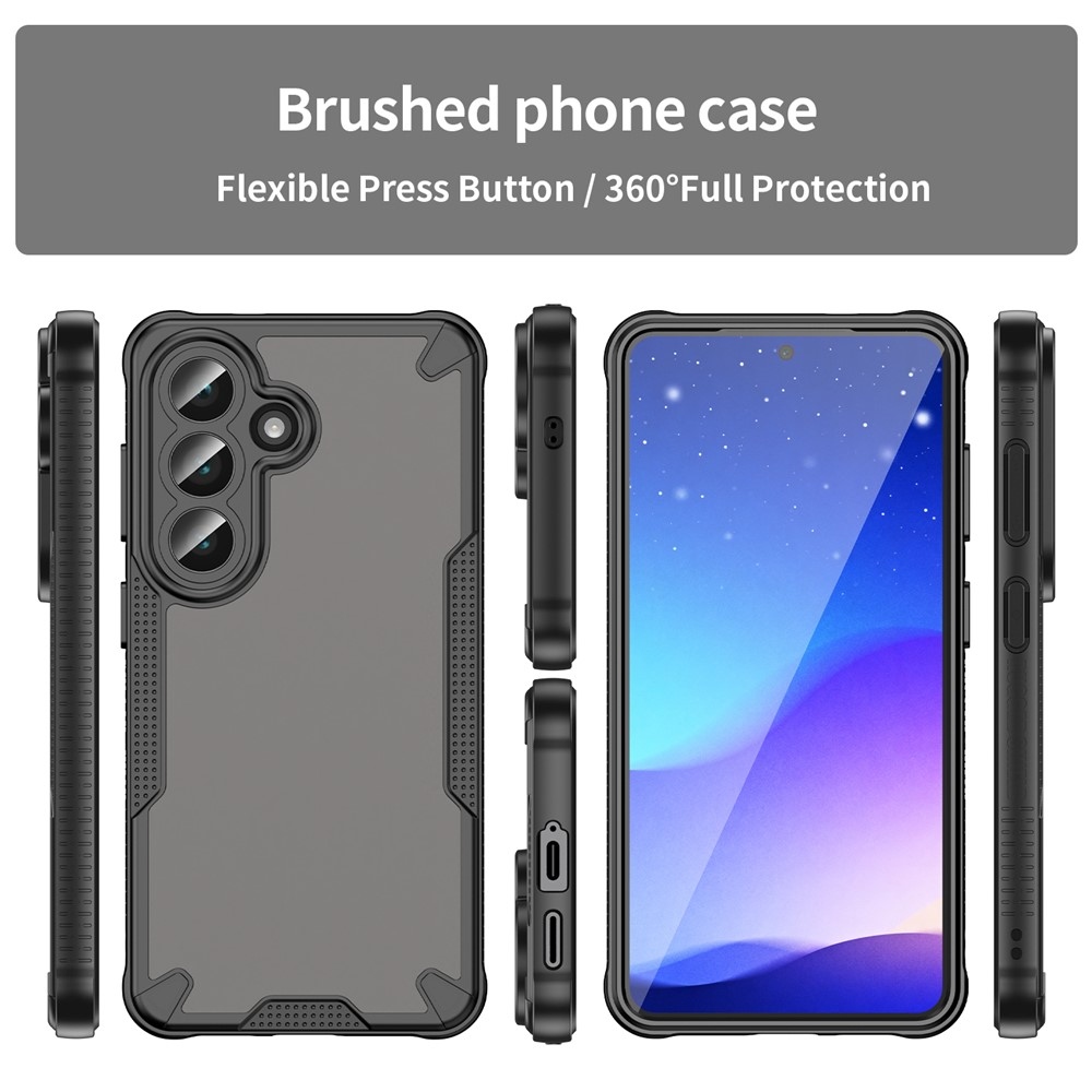 Fagyasztott tartós borítás Samsung Galaxy S26 készülékhez - fekete