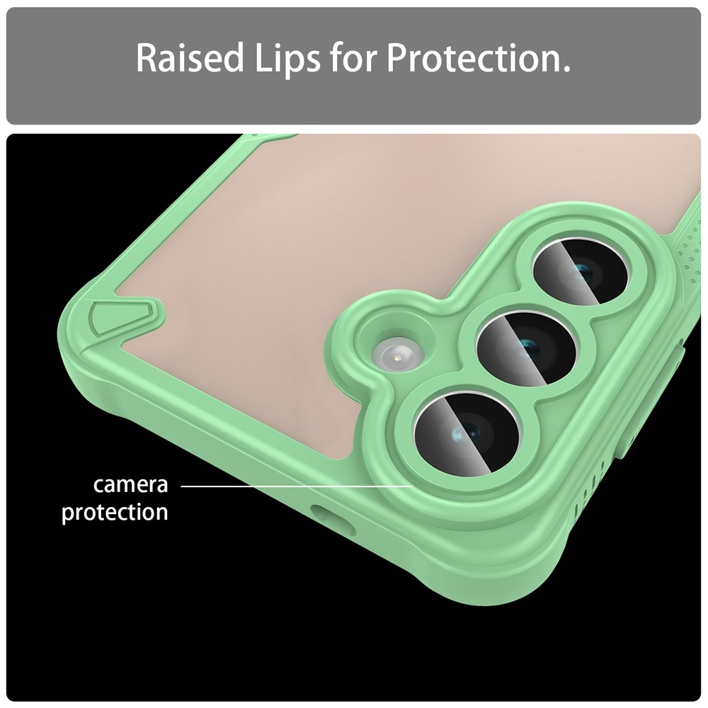 Fagyasztott tartós borítás Samsung Galaxy S26 készülékhez - zöld