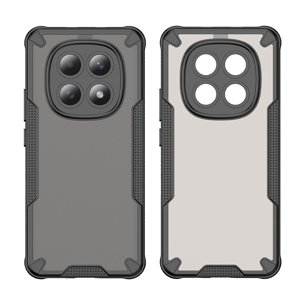 Fagyasztott tartós borítás Xiaomi Poco M8 5G/Redmi Note 15 5G/Note 15 4G - fekete