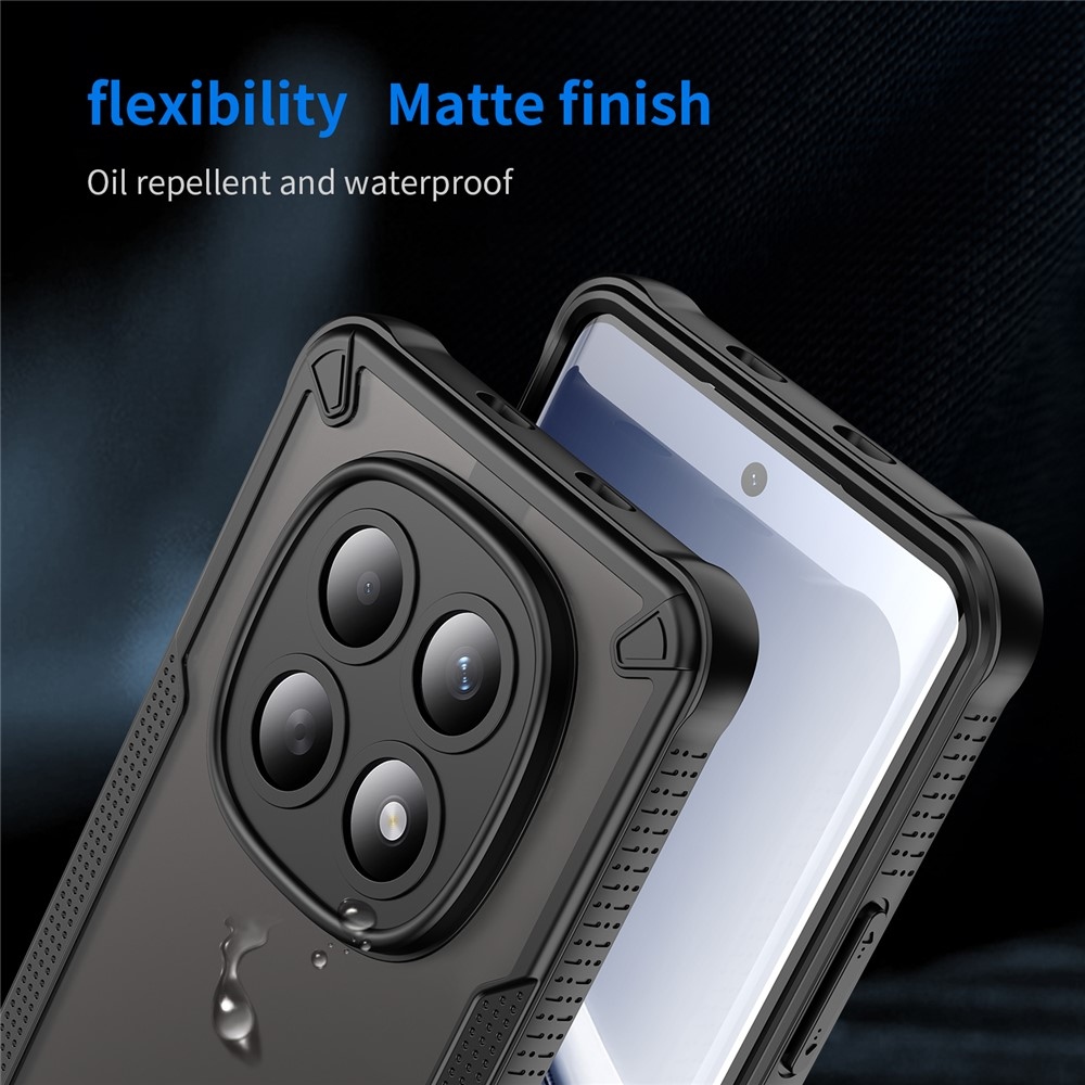 Fagyasztott tartós borítás Xiaomi Poco M8 5G/Redmi Note 15 5G/Note 15 4G - fekete