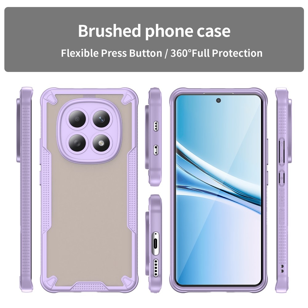 Fagyasztott tartós borítás Xiaomi Poco M8 5G/Redmi Note 15 5G/Note 15 4G - lila