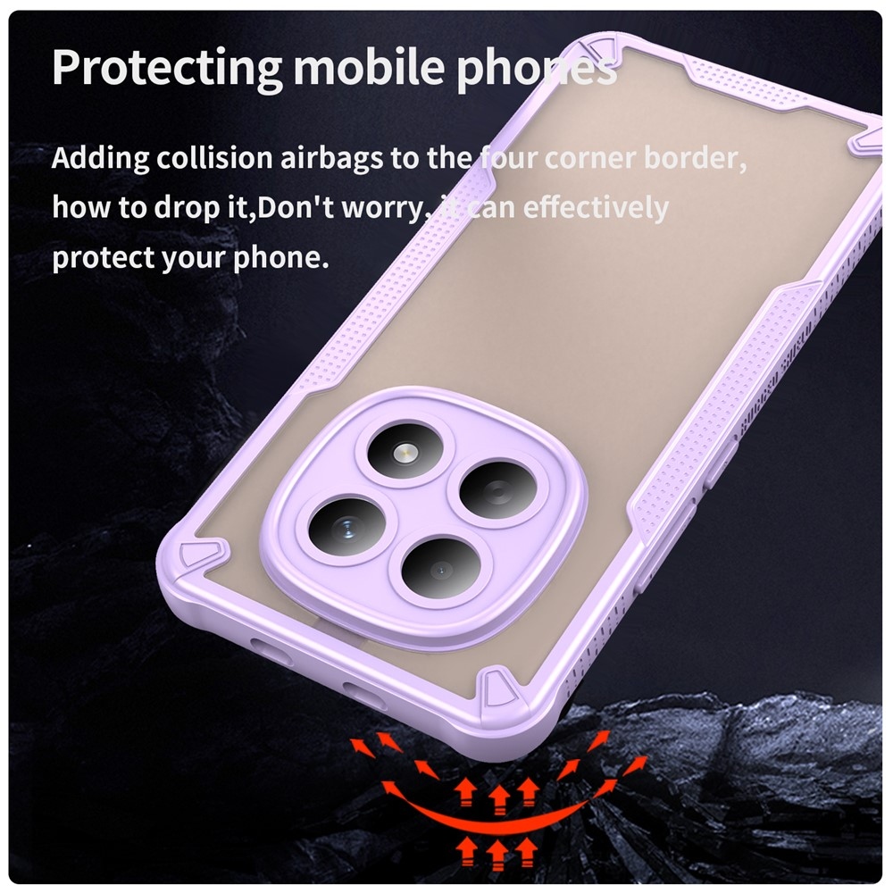 Fagyasztott tartós borítás Xiaomi Poco M8 5G/Redmi Note 15 5G/Note 15 4G - lila