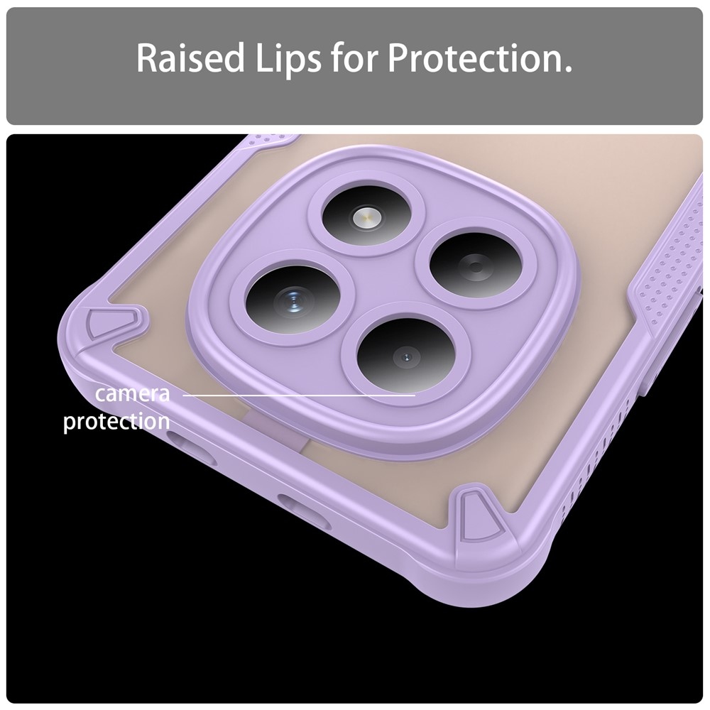 Fagyasztott tartós borítás Xiaomi Poco M8 5G/Redmi Note 15 5G/Note 15 4G - lila