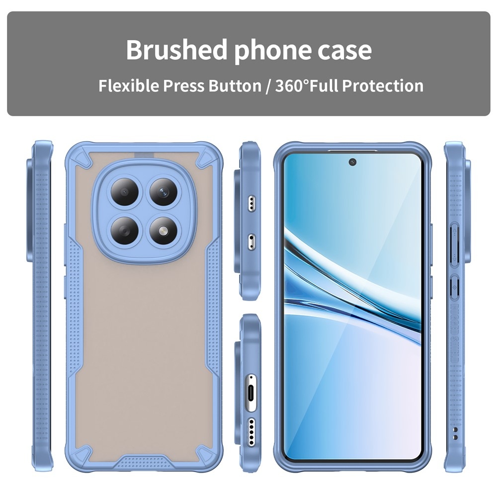 Fagyasztott tartós borítás Xiaomi Poco M8 5G/Redmi Note 15 5G/Note 15 4G - kék