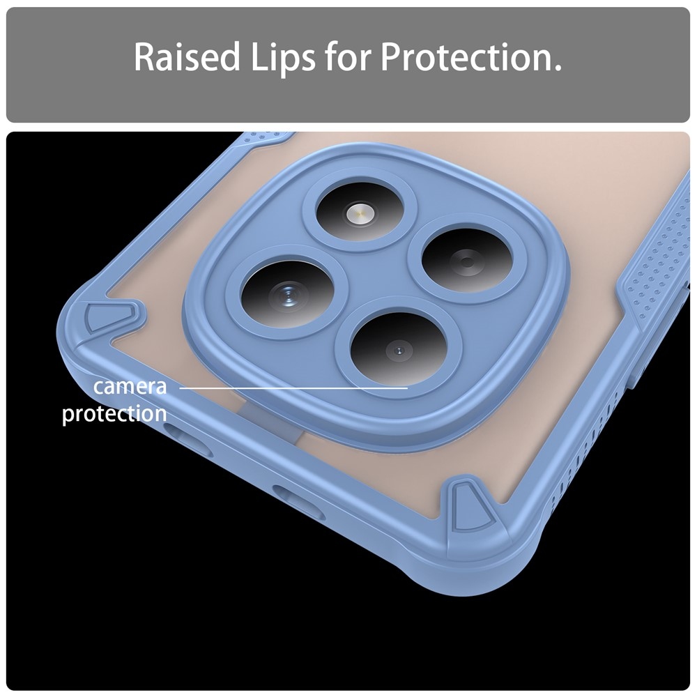 Fagyasztott tartós borítás Xiaomi Poco M8 5G/Redmi Note 15 5G/Note 15 4G - kék