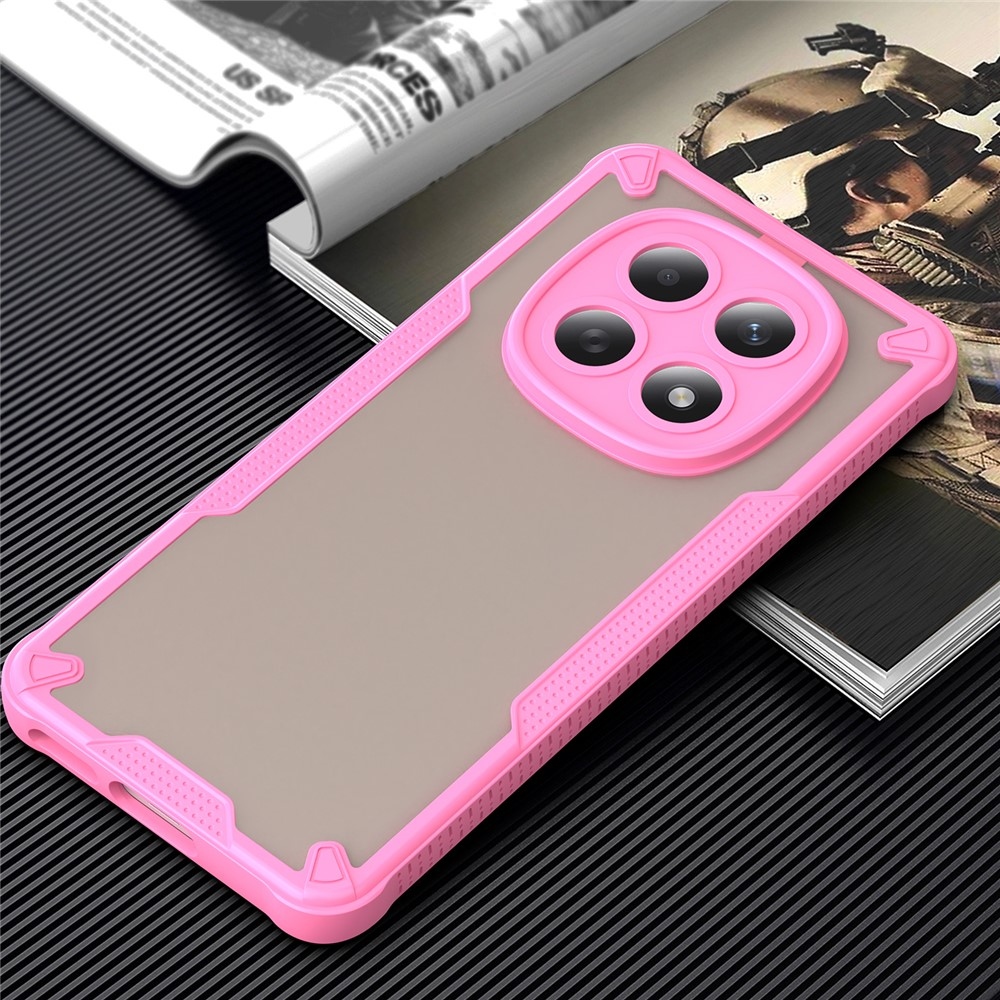 Fagyasztott tartós borítás Xiaomi Poco M8 5G/Redmi Note 15 5G/Note 15 4G - rózsaszínű