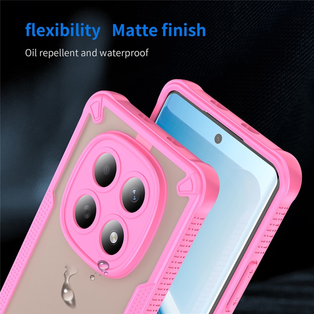 Fagyasztott tartós borítás Xiaomi Poco M8 5G/Redmi Note 15 5G/Note 15 4G - rózsaszínű