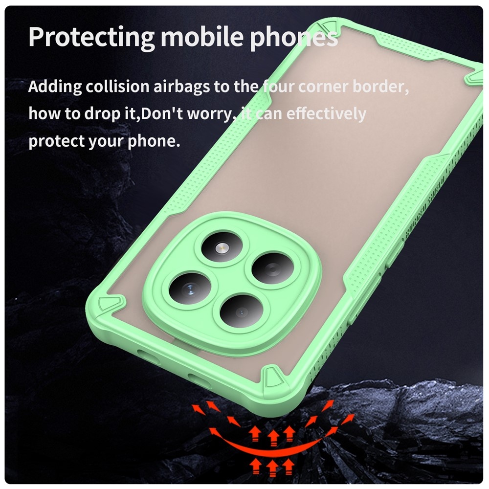 Fagyasztott tartós borító Xiaomi Poco M8 5G/Redmi Note 15 5G/Note 15 4G - zöld