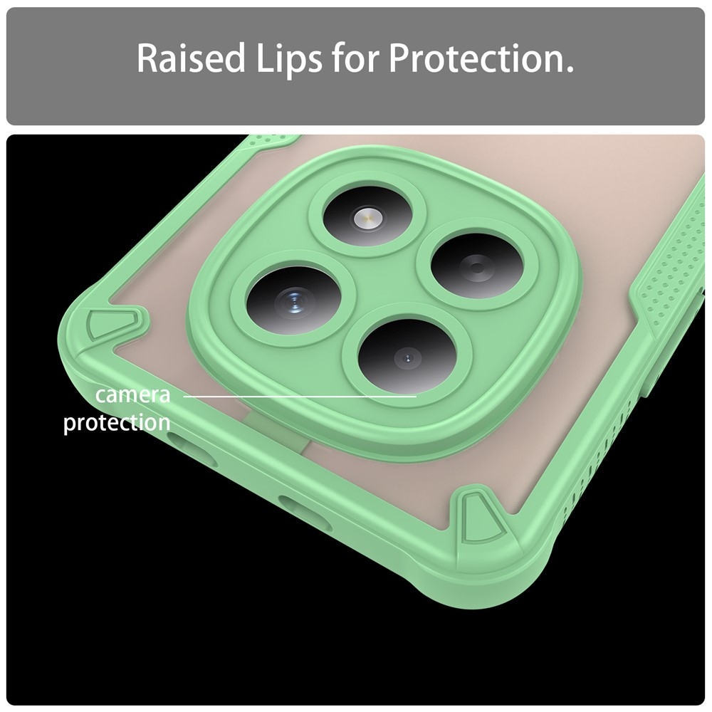 Fagyasztott tartós borító Xiaomi Poco M8 5G/Redmi Note 15 5G/Note 15 4G - zöld