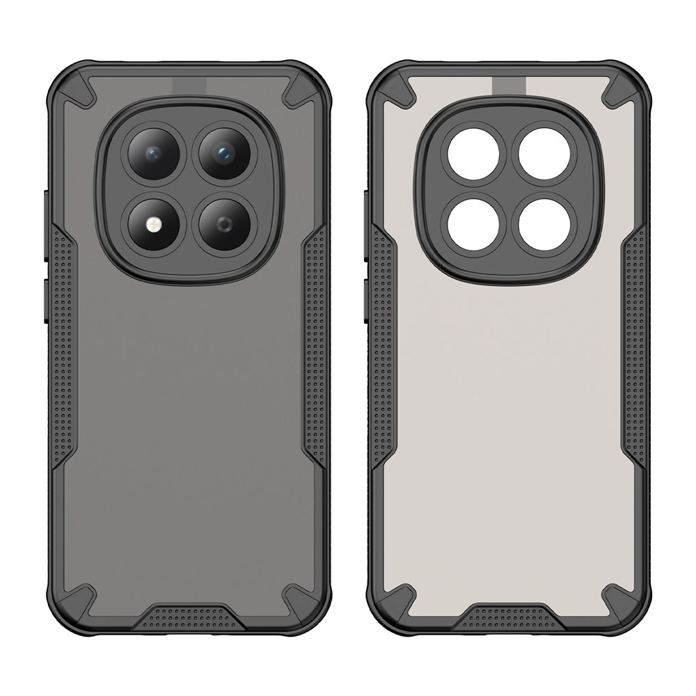 Fagyasztott tartós borítás a Xiaomi Redmi Note 15 Pro 5G-hez - fekete