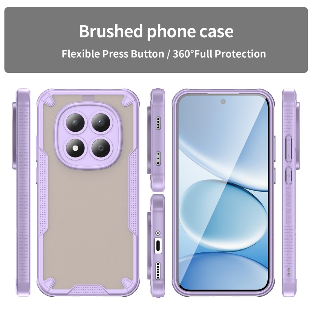 Fagyasztott tartós borító Xiaomi Redmi Note 15 Pro 5G - lila