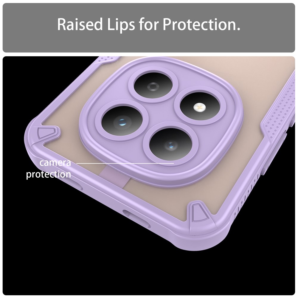 Fagyasztott tartós borító Xiaomi Redmi Note 15 Pro 5G - lila