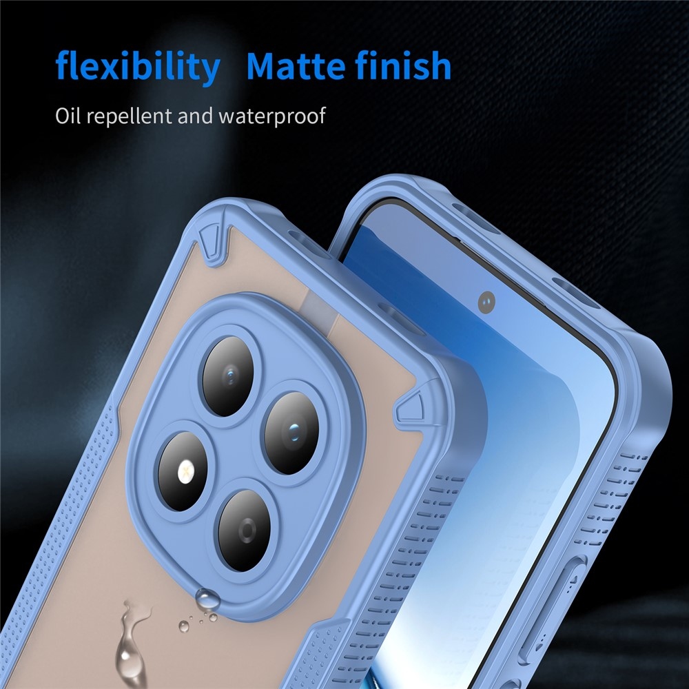 Fagyasztott tartós borító Xiaomi Redmi Note 15 Pro 5G - kék