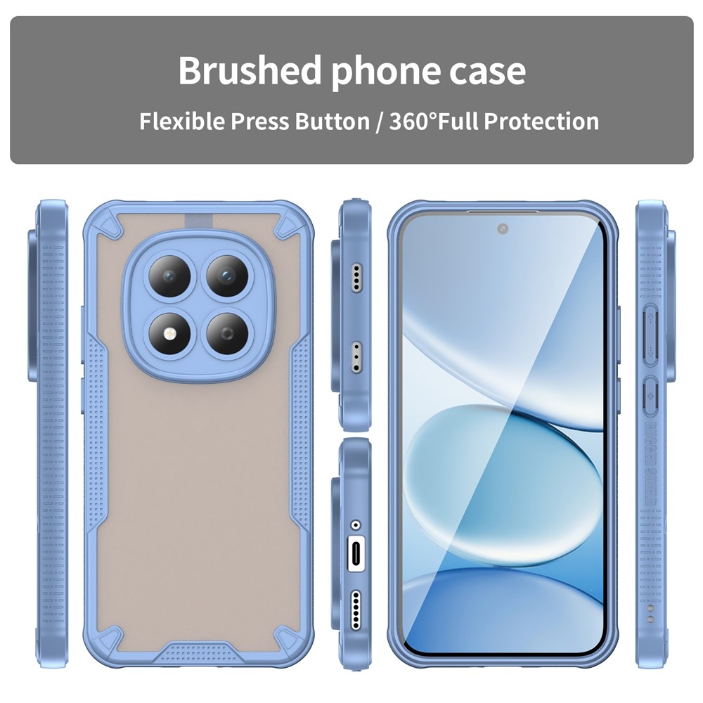 Fagyasztott tartós borító Xiaomi Redmi Note 15 Pro 5G - kék