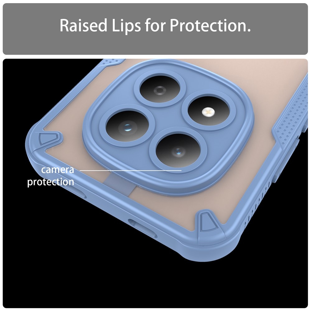 Fagyasztott tartós borító Xiaomi Redmi Note 15 Pro 5G - kék