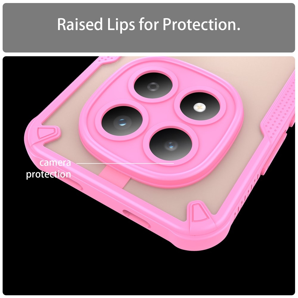 Fagyasztott tartós borító Xiaomi Redmi Note 15 Pro 5G - rózsaszínű