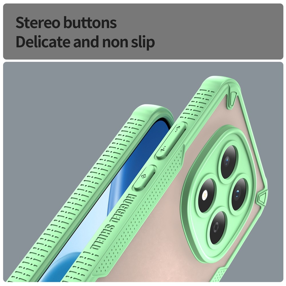 Fagyasztott tartós borító Xiaomi Redmi Note 15 Pro 5G - zöld