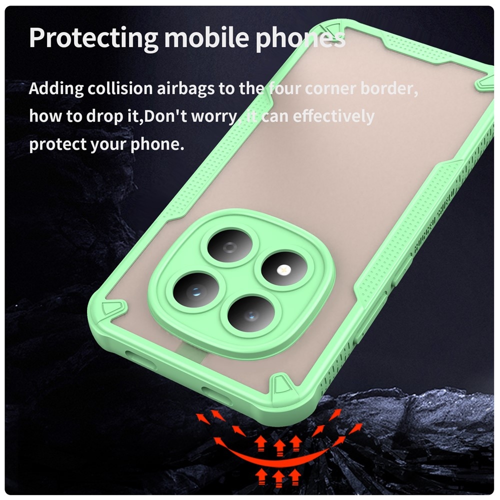 Fagyasztott tartós borító Xiaomi Redmi Note 15 Pro 5G - zöld