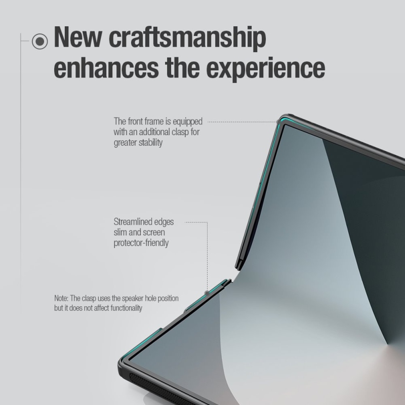 Nillkin Super Frosted FOLD Slot Back Cover for Samsung Galaxy Z Fold 6 fekete