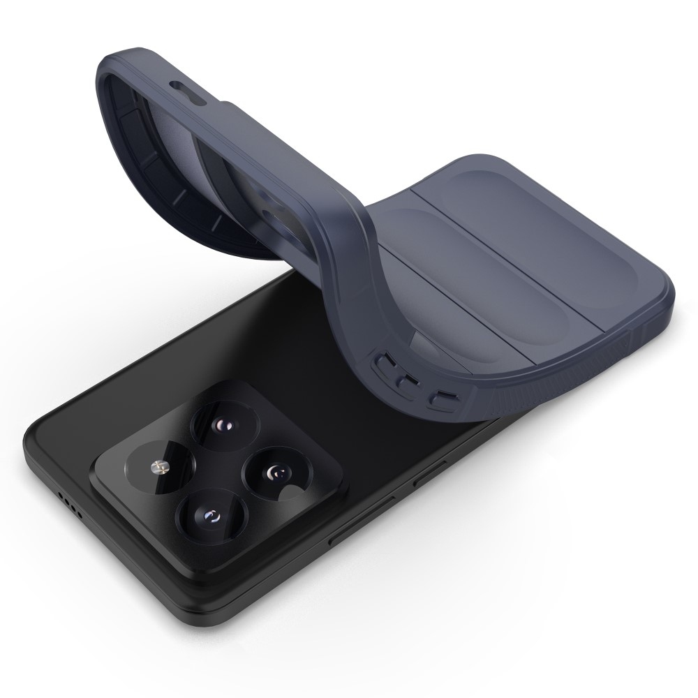 Rugg tartós zselés tok Xiaomi 14 Pro - sötétkék