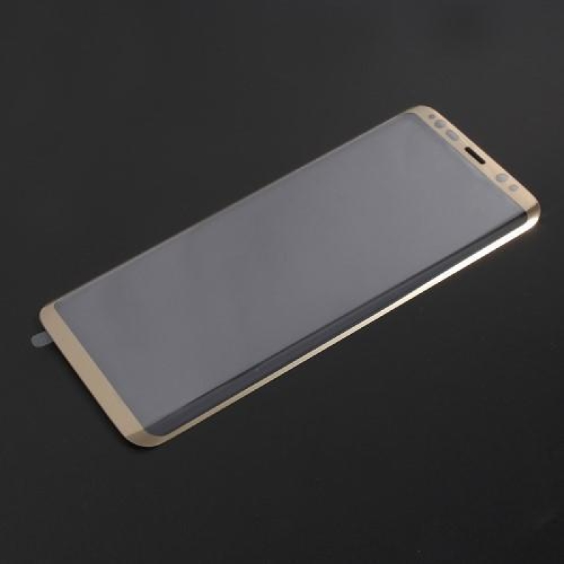 FSC teljes képernyős edzett üveg Samsung Galaxy S8 - arany színű