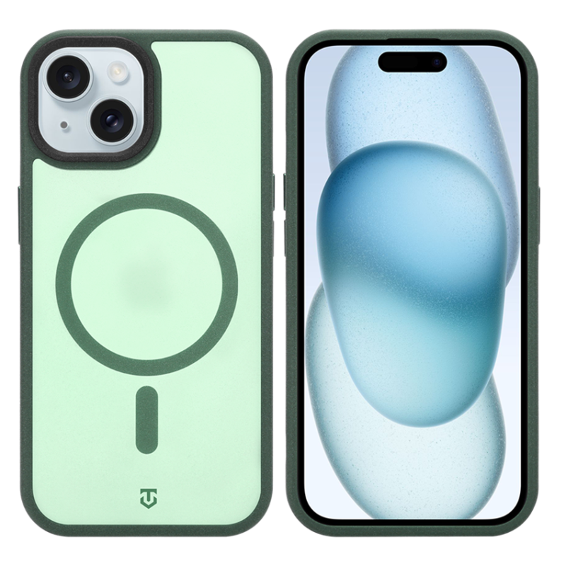 Tactical MagForce Hypersand tok az Apple iPhone 15-hez, Forest Green színben