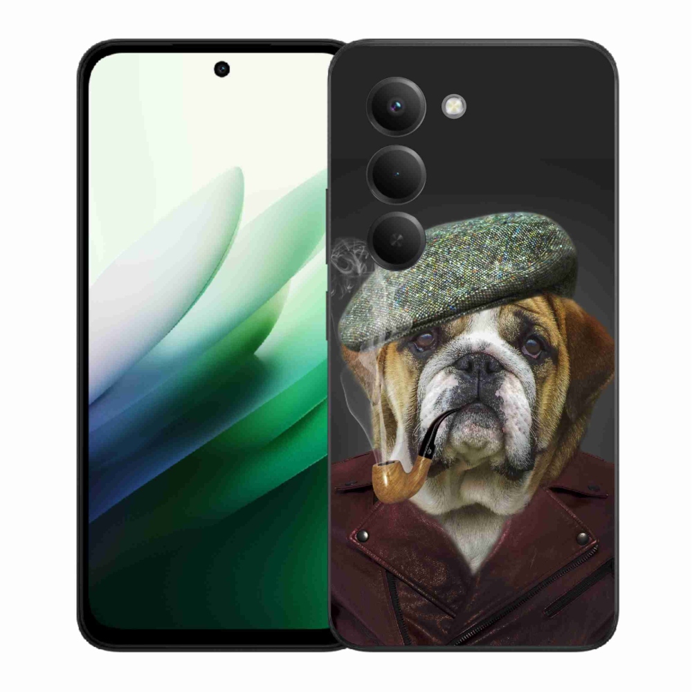 Gél borítás mmCase a Xiaomi Redmi 15 5G számára - kutya egy csővel