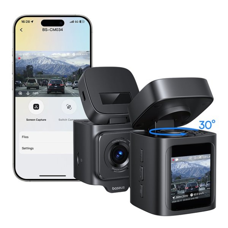 Baseus PrimeTrip VD1 Pro 4K kozmikus fekete videokamera