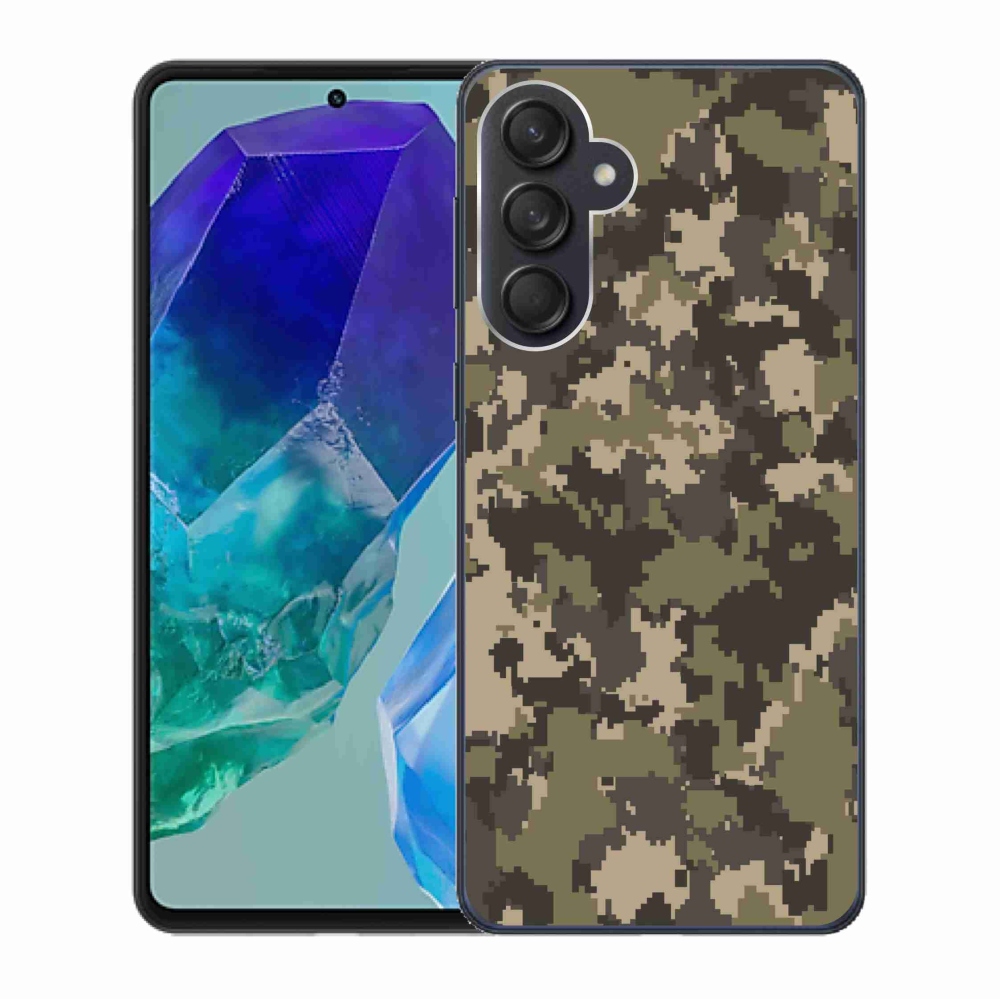 Gél védőhuzat mmCase Samsung Galaxy M55 5G - terepszínű minta 12