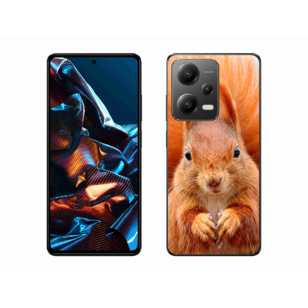 Gél borítás mmCase a Xiaomi Redmi Note 12 Pro 5G számára - mókus